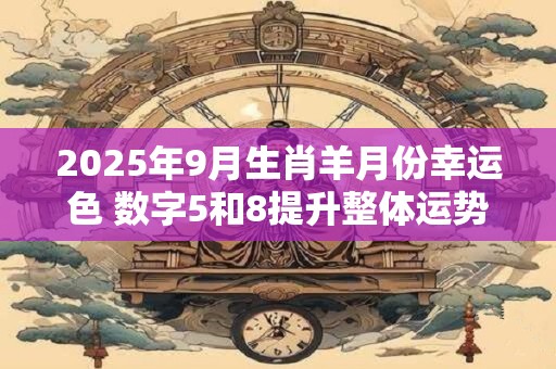 2025年9月生肖羊月份幸运色 数字5和8提升整体运势
