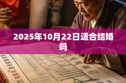 2026年10月22日适合结婚吗