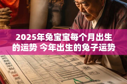 2026年兔宝宝每个月出生的运势 今年出生的兔子运势怎么样