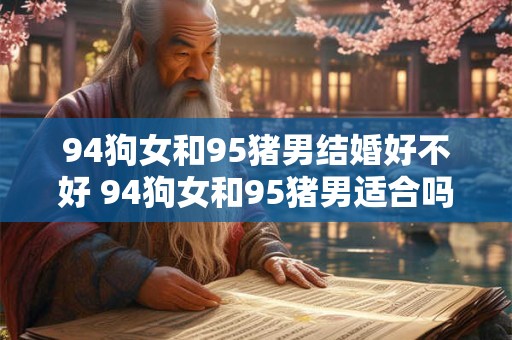 94狗女和95猪男结婚好不好 94狗女和95猪男适合吗