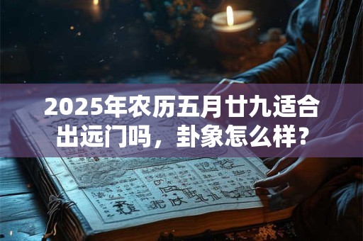 2025年农历五月廿九适合出远门吗，卦象怎么样？