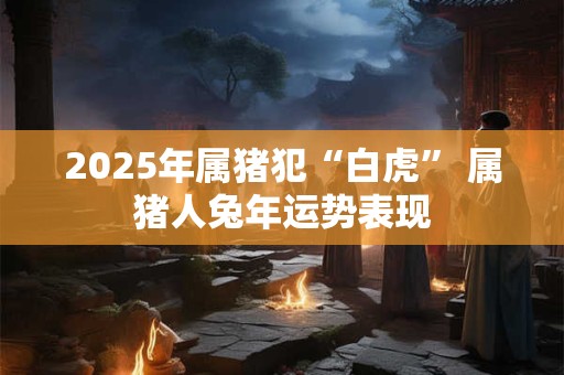 2025年属猪犯“白虎” 属猪人兔年运势表现 2025年属猪犯“白虎” 属猪人兔年运势表现