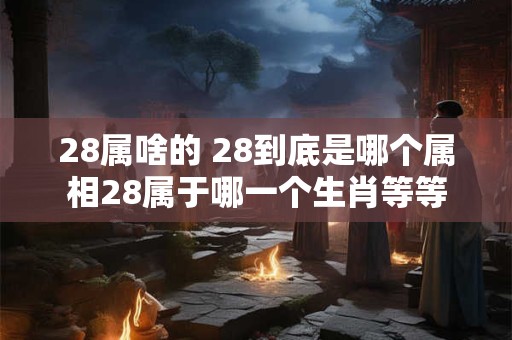 28属啥的 28到底是哪个属相28属于哪一个生肖等等