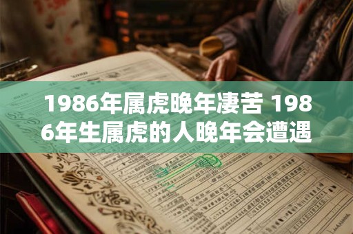 1986年属虎晚年凄苦 1986年生属虎的人晚年会遭遇什么样的困境和苦难