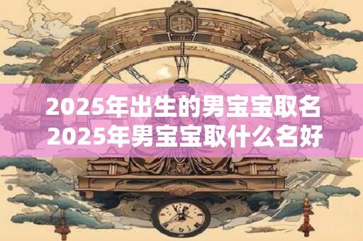 2025年出生的男宝宝取名 2025年男宝宝取什么名好