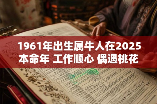 1961年出生属牛人在2025本命年 工作顺心 偶遇桃花