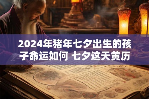 2024年猪年七夕出生的孩子命运如何 七夕这天黄历如何