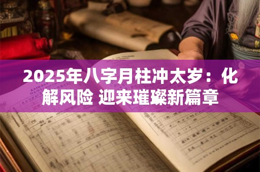 2025年八字月柱冲太岁：化解风险 迎来璀璨新篇章