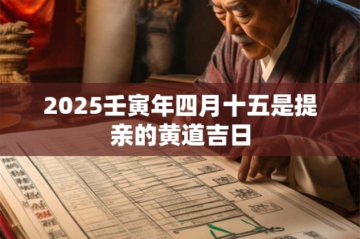 2026壬寅年四月十五是提亲的黄道吉日