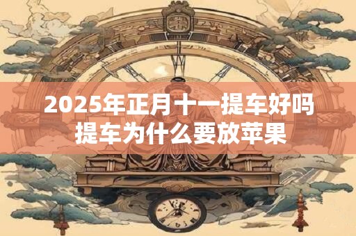 2025年正月十一提车好吗 提车为什么要放苹果