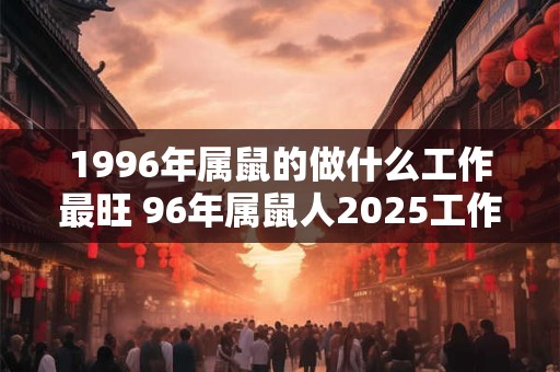 1996年属鼠的做什么工作最旺 96年属鼠人2025工作运势 1996年属鼠的做什么工作最旺 96年属鼠人2025工作运势