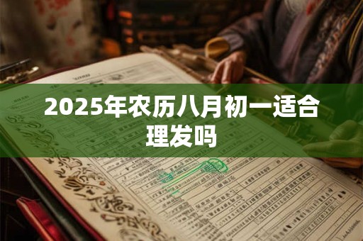 2026年农历八月初一适合理发吗 2026年农历八月初一适合理发吗