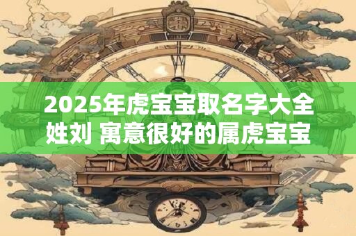 2025年虎宝宝取名字大全姓刘 寓意很好的属虎宝宝名字 2025年虎宝宝取名字大全姓刘 寓意很好的属虎宝宝名字
