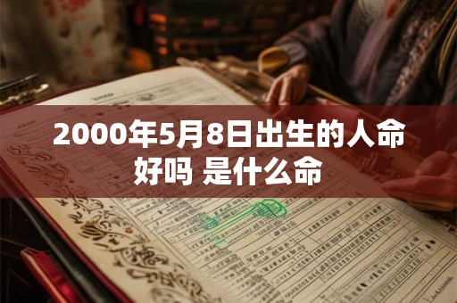 2000年5月8日出生的人命好吗 是什么命