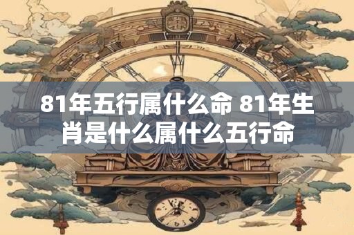 81年五行属什么命 81年生肖是什么属什么五行命