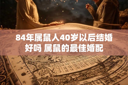 84年属鼠人40岁以后结婚好吗 属鼠的最佳婚配