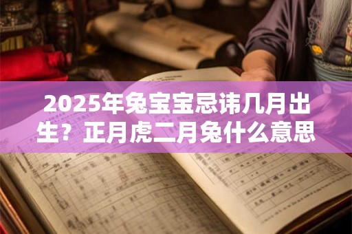 2025年兔宝宝忌讳几月出生？正月虎二月兔什么意思？