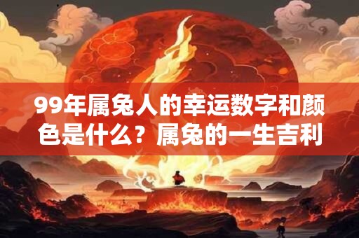 99年属兔人的幸运数字和颜色是什么？属兔的一生吉利颜色