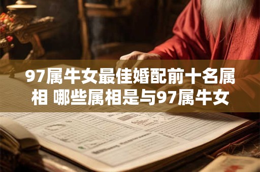 97属牛女最佳婚配前十名属相 哪些属相是与97属牛女最佳婚配前十名