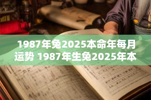 1987年兔2025本命年每月运势 1987年生兔2025年本命年每月运势如何