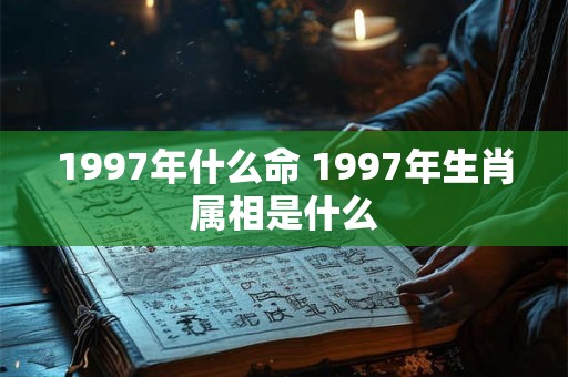 1997年什么命 1997年生肖属相是什么 1997年什么命 1997年生肖属相是什么