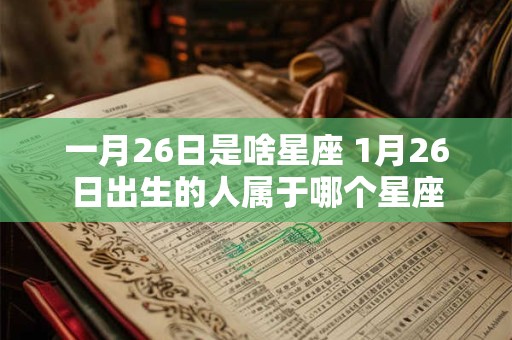 一月26日是啥星座 1月26日出生的人属于哪个星座