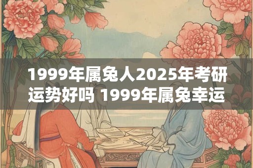 1999年属兔人2025年考研运势好吗 1999年属兔幸运数字 1999年属兔人2025年考研运势好吗 1999年属兔幸运数字