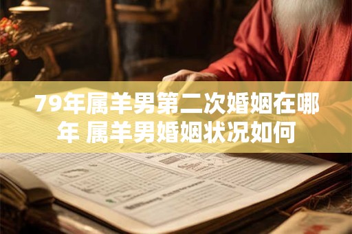 79年属羊男第二次婚姻在哪年 属羊男婚姻状况如何