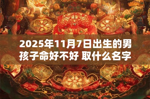 2025年11月7日出生的男孩子命好不好 取什么名字好