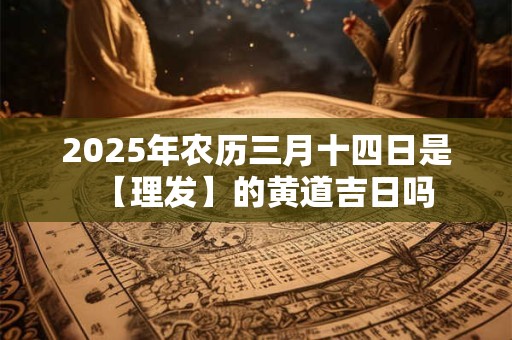 2025年农历三月十四日是【理发】的黄道吉日吗