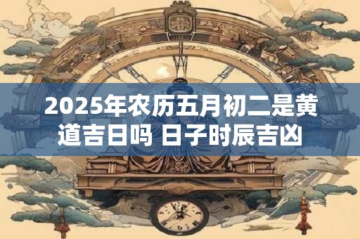 2025年农历五月初二是黄道吉日吗 日子时辰吉凶