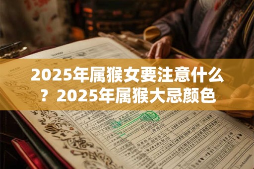 2026年属猴女要注意什么?2026年属猴大忌颜色 2026年属猴女要注意什么?2026年属猴大忌颜色