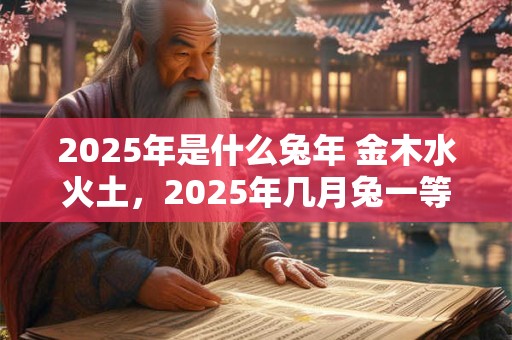 2026年是什么兔年 金木水火土，2026年几月兔一等命？