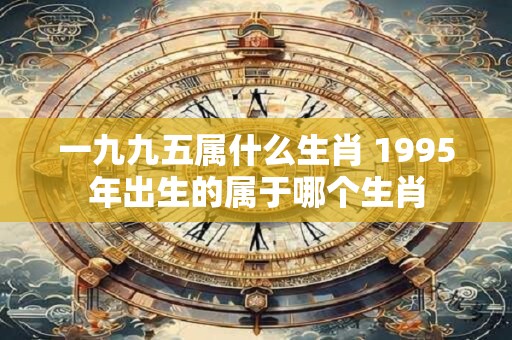 一九九五属什么生肖 1995年出生的属于哪个生肖