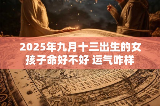 2025年九月十三出生的女孩子命好不好 运气咋样