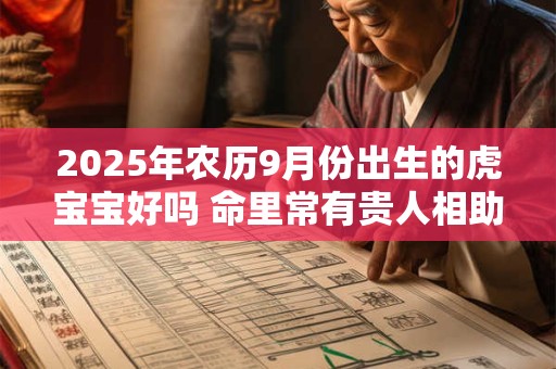 2025年农历9月份出生的虎宝宝好吗 命里常有贵人相助