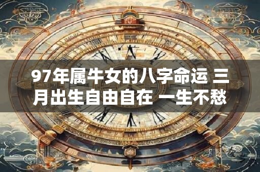 97年属牛女的八字命运 三月出生自由自在 一生不愁吃穿