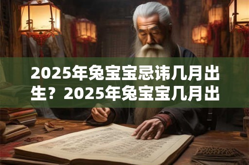 2026年兔宝宝忌讳几月出生？2026年兔宝宝几月出生最好？