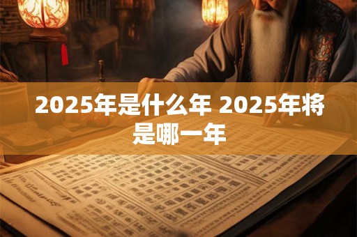 2025年是什么年 2025年将是哪一年