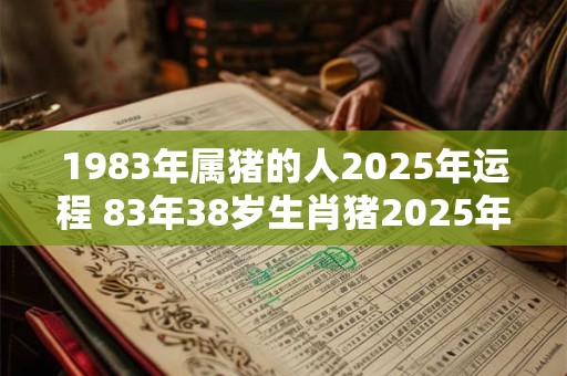 1983年属猪的人2026年运程 83年38岁生肖猪2026年运势
