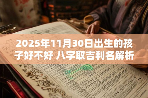 2025年11月30日出生的孩子好不好 八字取吉利名解析