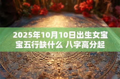 2025年10月10日出生女宝宝五行缺什么 八字高分起名字