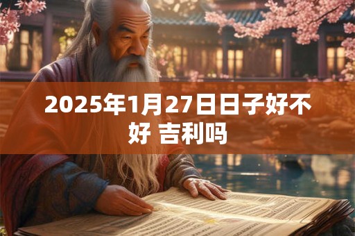 2025年1月27日日子好不好 吉利吗