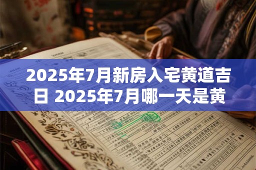 2025年7月新房入宅黄道吉日 2025年7月哪一天是黄道吉日入宅新房