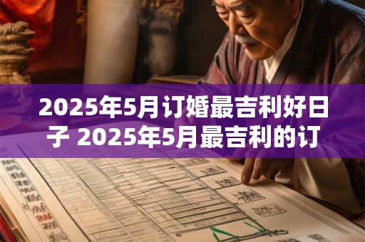 2025年5月订婚最吉利好日子 2025年5月最吉利的订婚日期是什么 2025年5月订婚最吉利好日子 2025年5月最吉利的订婚日期是什么