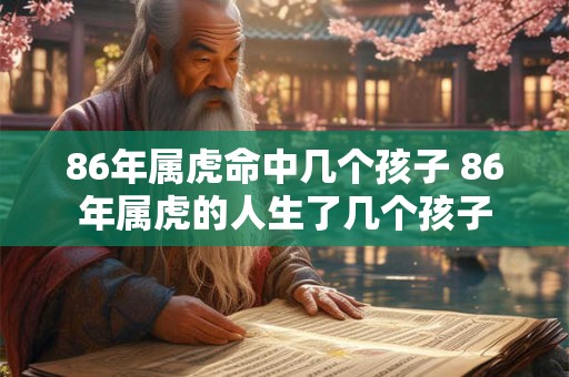 86年属虎命中几个孩子 86年属虎的人生了几个孩子