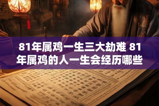 81年属鸡一生三大劫难 81年属鸡的人一生会经历哪些三大劫难
