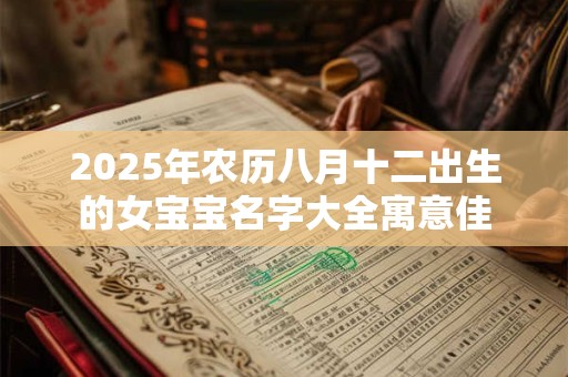 2025年农历八月十二出生的女宝宝名字大全寓意佳