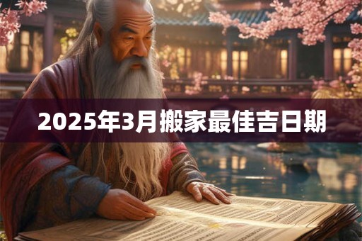 2025年3月搬家最佳吉日期