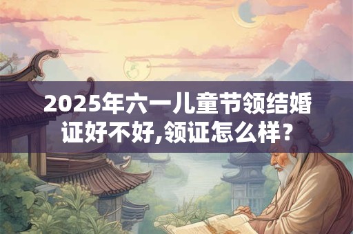 2025年六一儿童节领结婚证好不好,领证怎么样？